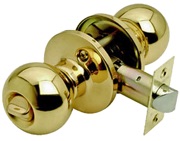 Excel Bala Passage Door Knobs, Polished Brass - 680